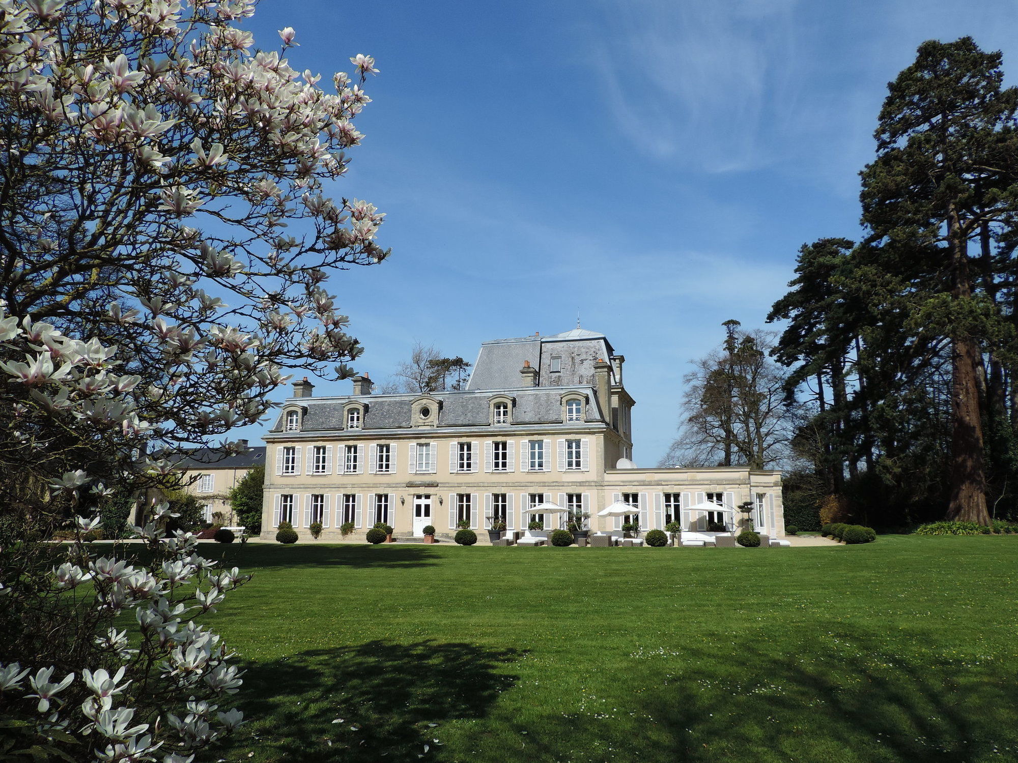 Chateau La Cheneviere Port-en-Bessin-Huppain Exteriör bild